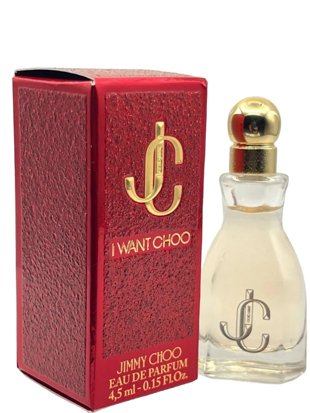 Jimmy Choo I Want Choo Mini Bottle in Red and Gold